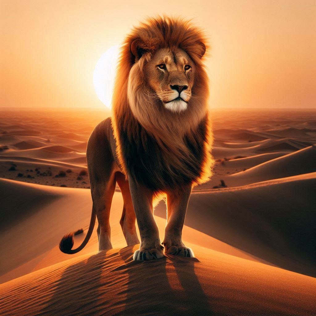 Çölün Kralı Aslan ve Yeni Evi Masalı