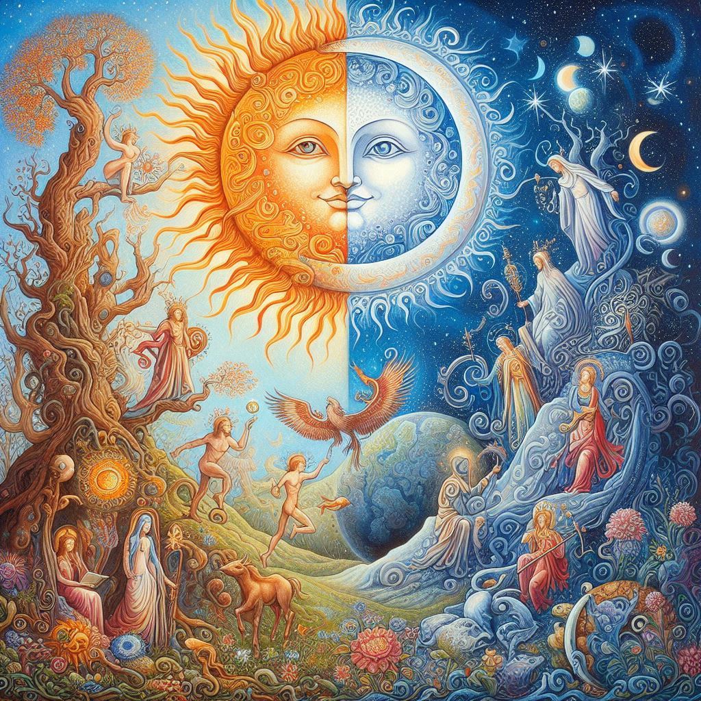 Güneş, Dünya ve Ay Masalı