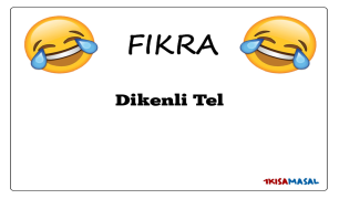 Dikenli Tel Fıkrası