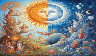 Güneş, Dünya ve Ay Masalı