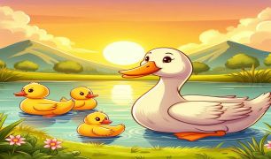 Küçük Ördeğin Maceraları Masalı