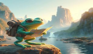 Kurbağa ve Büyük Gölet Macerası Masalı