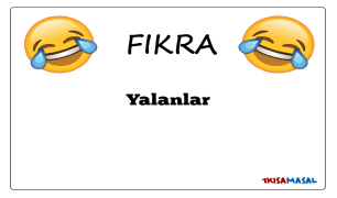 Yalanlar Fıkrası