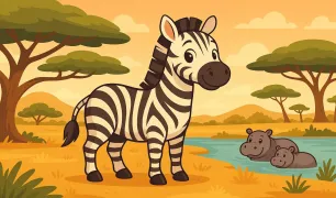 Zebra Masalı: Zuzu ve Eğlenceli Maceraları