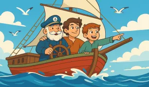 Gemi Kaptanı Masalı: Gökyüzü Kuşu ve Martının Hikayesi