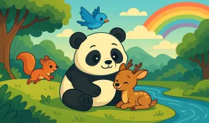 Sevimli Panda Masalı