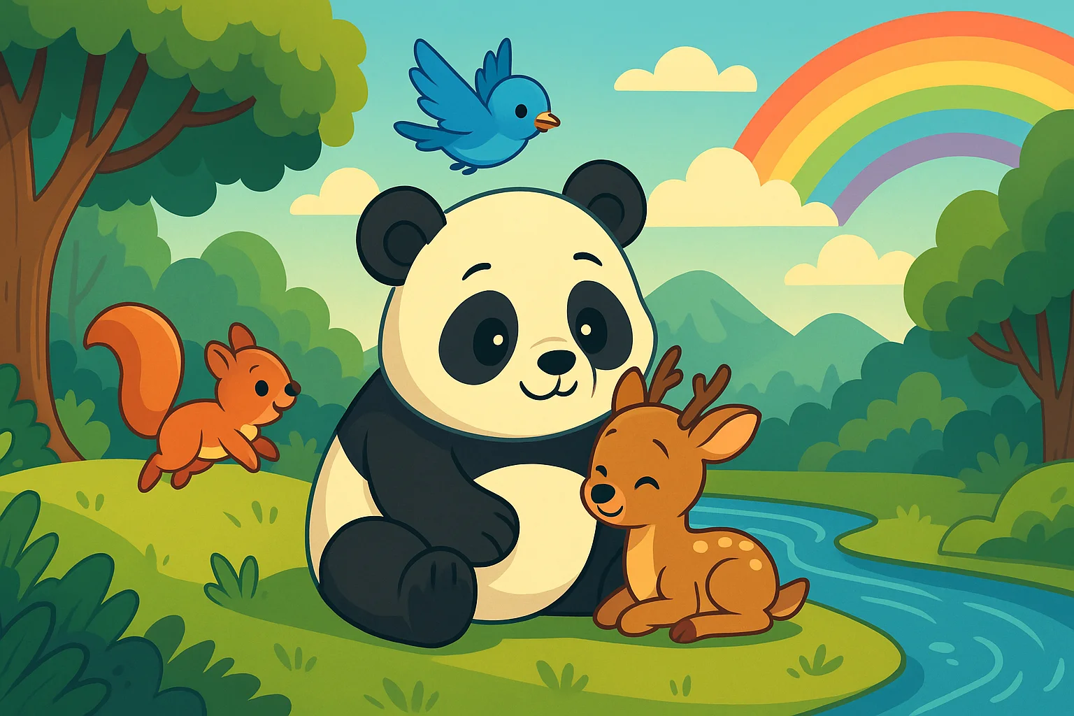 Sevimli Panda Masalı