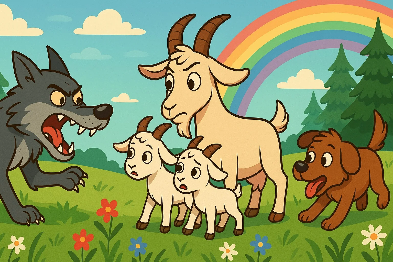 Kurt ve Keçi Masalı