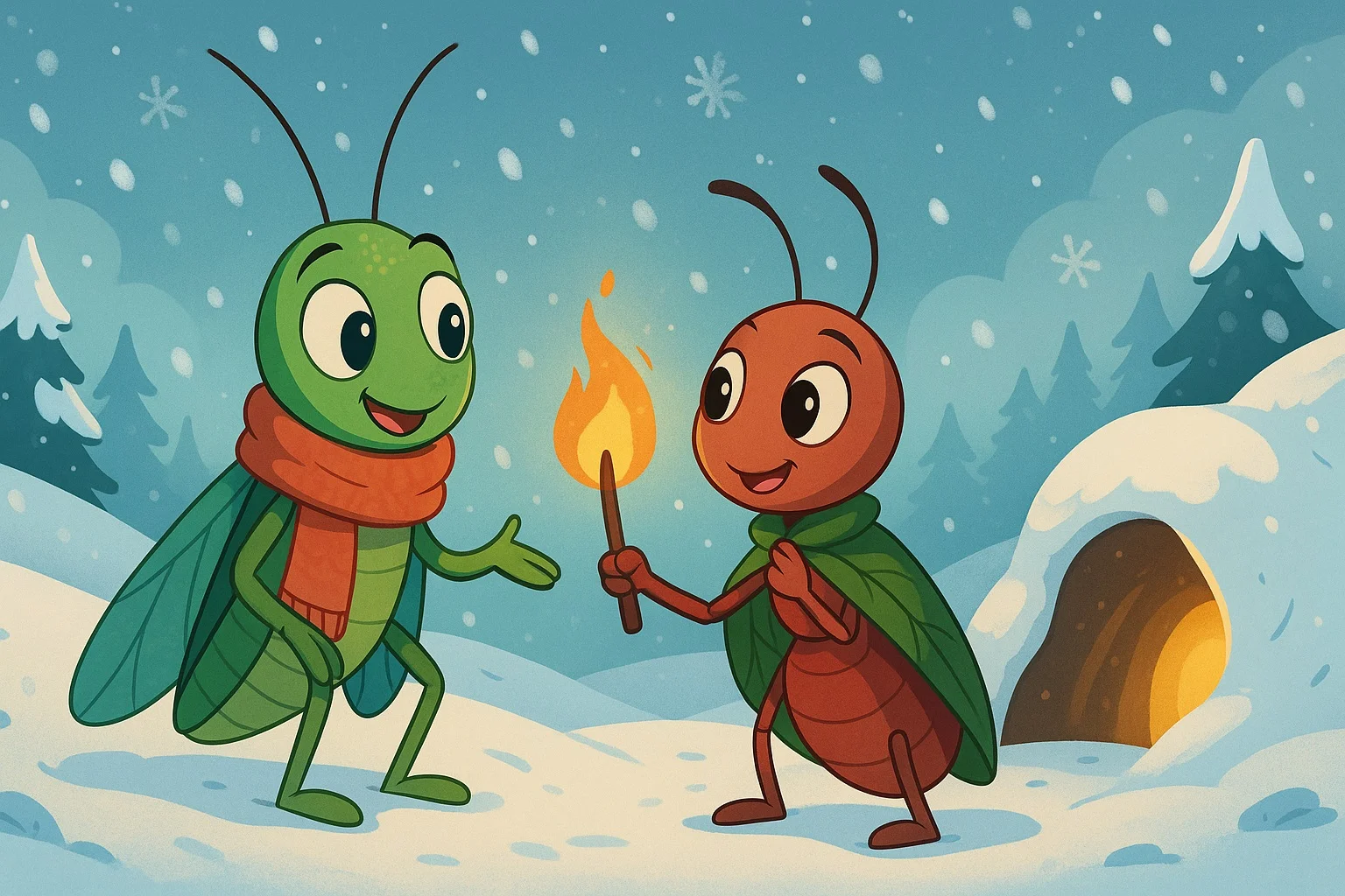 Ağustos Böceği ile Karınca Masalı