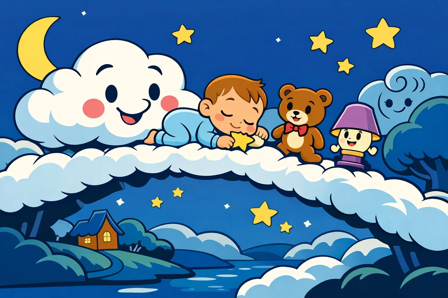 Bulut Pofuduk ve Uyuyan Dünya Masalı