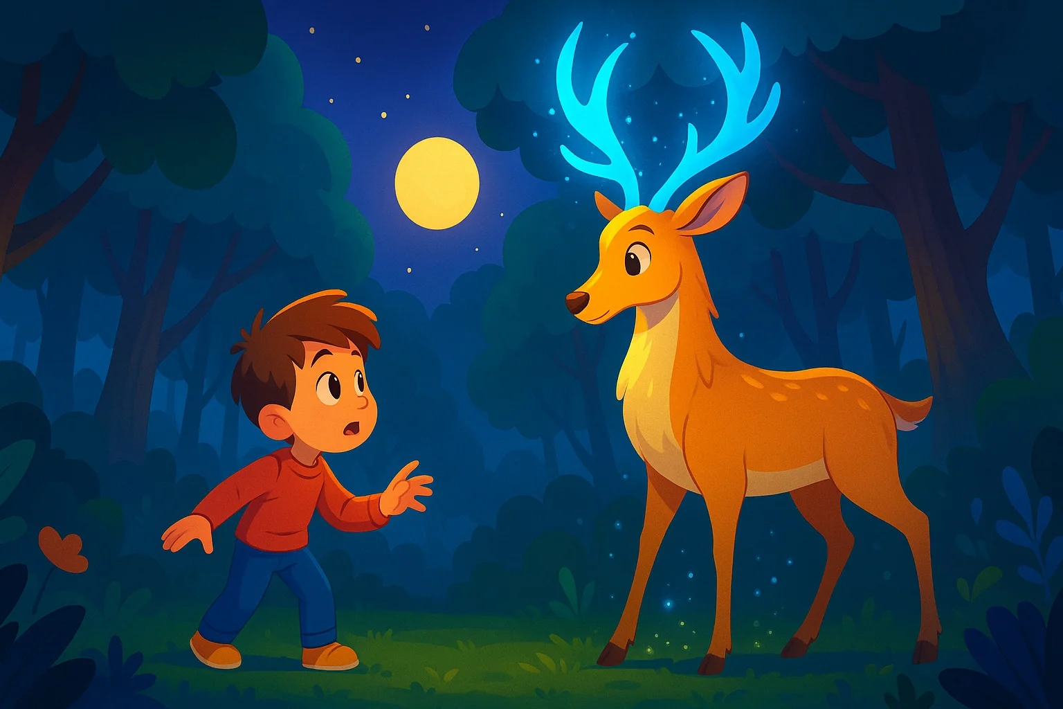 Sihirli Geyik Masalı