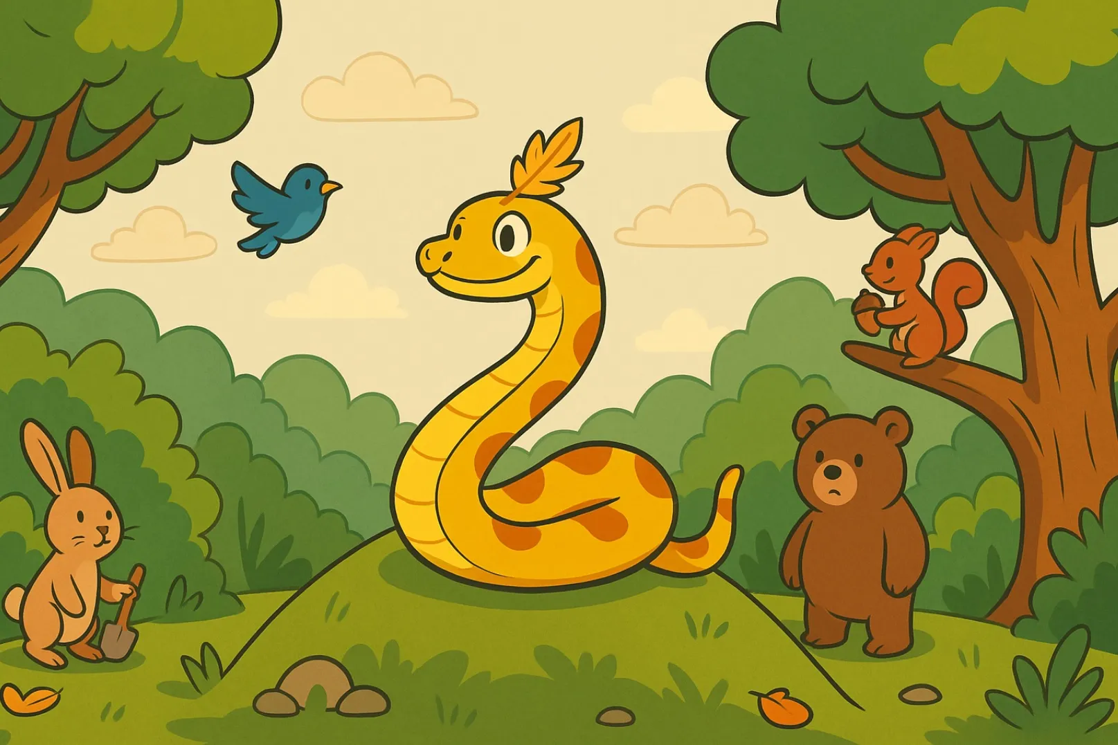 Hırslı Yılan Masalı