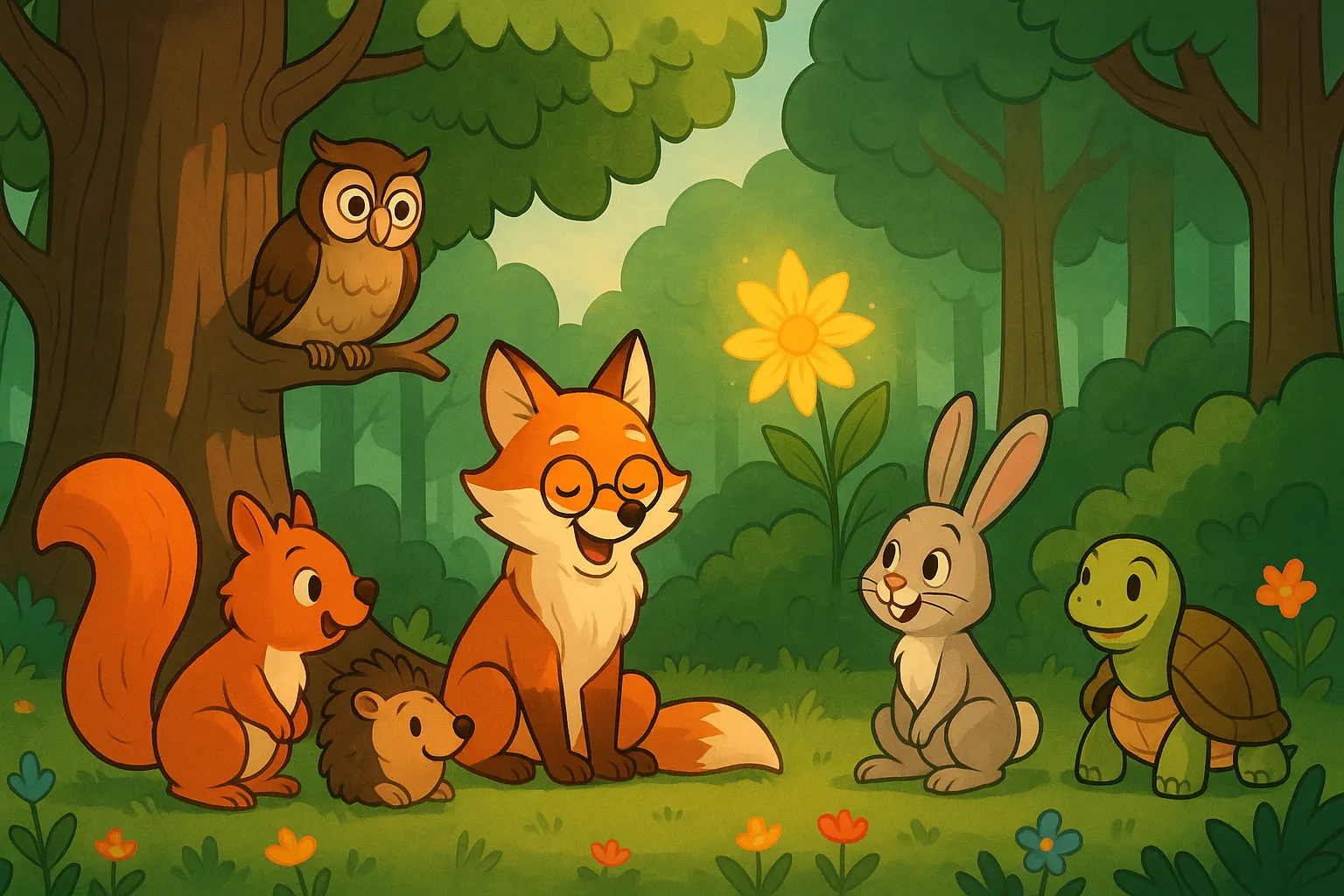 Neşeli Orman Masalı