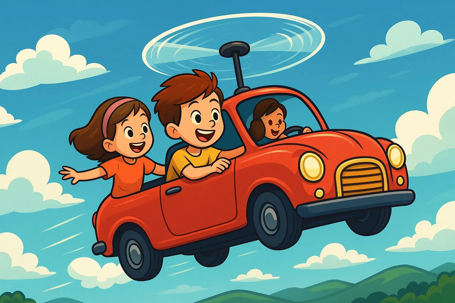 Uçan Araba Masalı