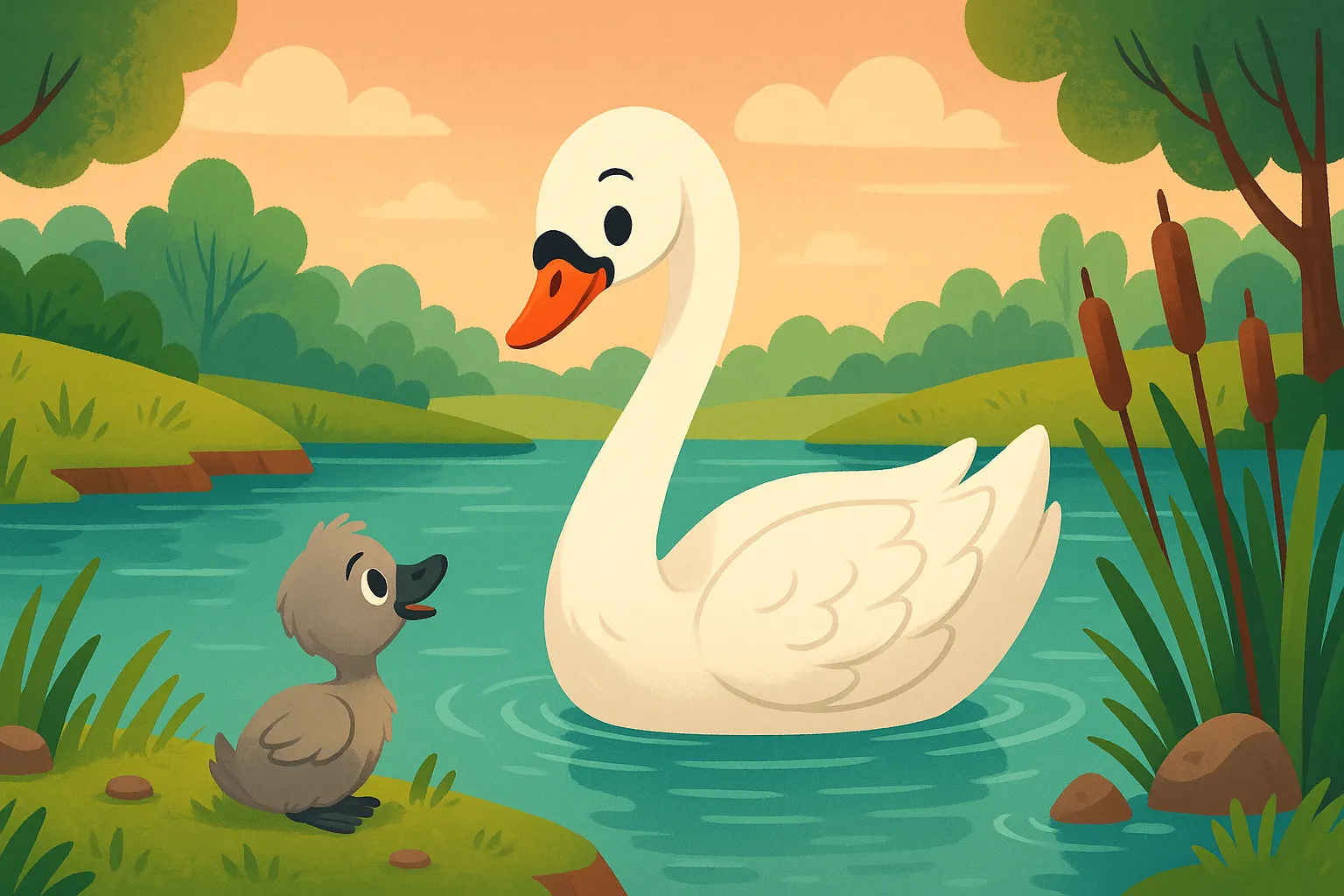 Çirkin Ördek Yavrusu Masalı