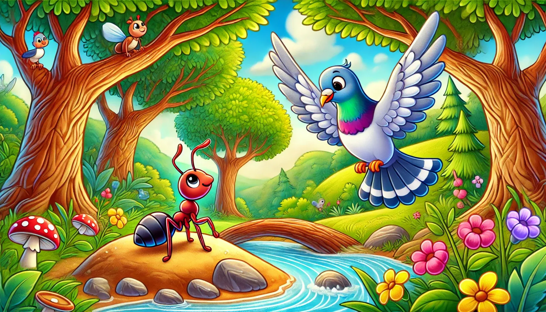 Karınca ile Güvercin Masalı